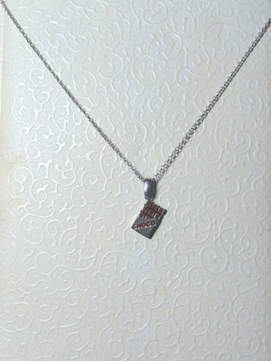 Silver Chocolate Necklace