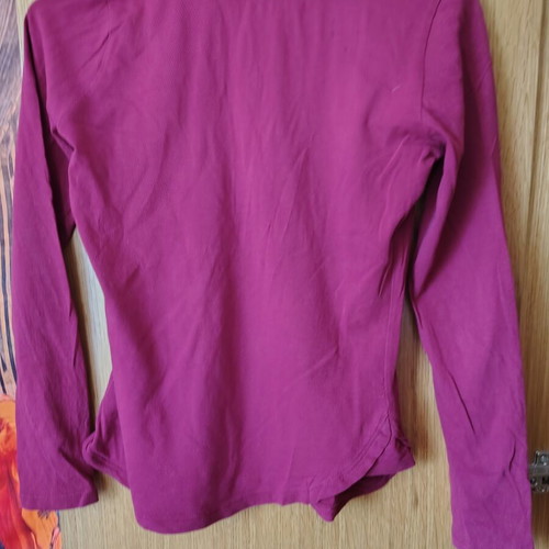 Terranova blouse with buttons, pink, size S