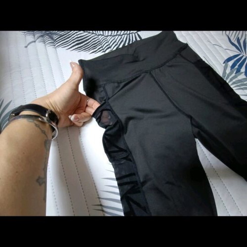 Shein black leggings set like new with blouse and shorts