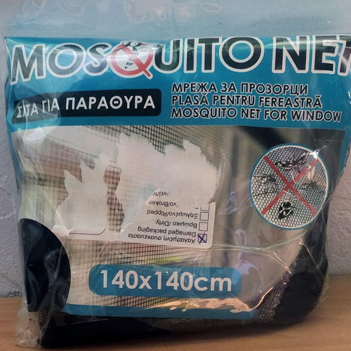 Mosquito net for window black with tape new