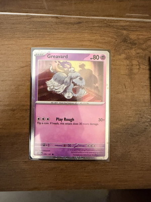 Greavard OBF 100 Pokemon card new