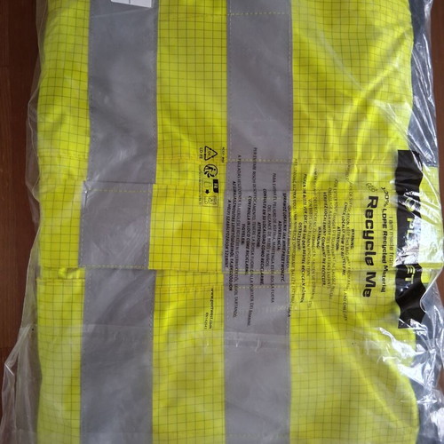 Portwest MV70 Modaflame Rain Multi Norm Arc Jacket new with tags, yellow/navy, size M