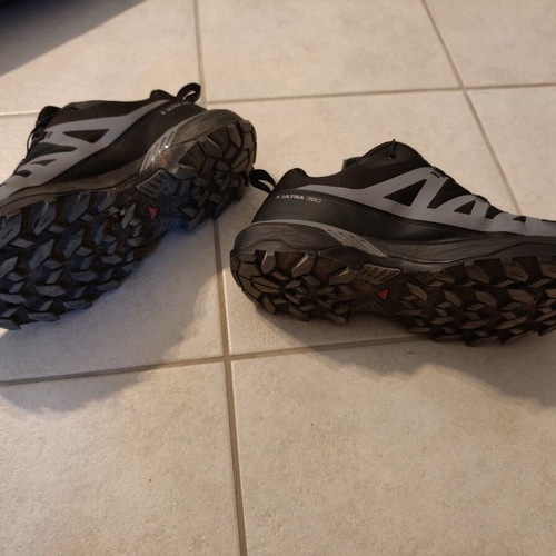 Salomon X Ultra 360 Low GTX shoes, black and grey, size 44