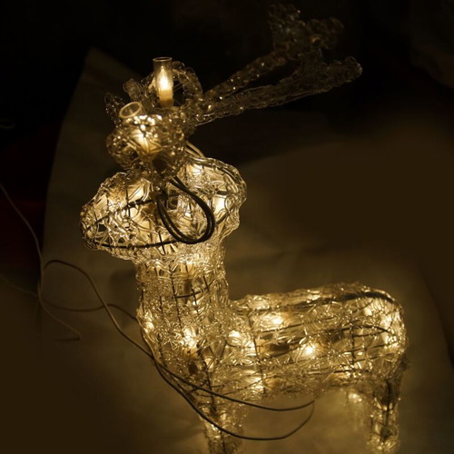 Christmas lighted reindeer used