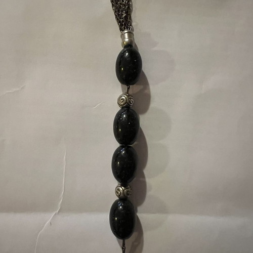 Black worry beads used
