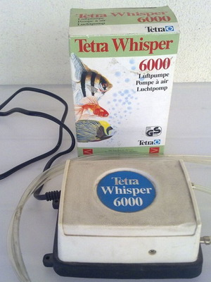 Αεραντλία Tetra Whisper 6000 για ενυδρείο σαν καινούργιο με σωληνάκια