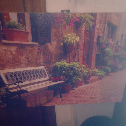 Painting with beautiful scene like new