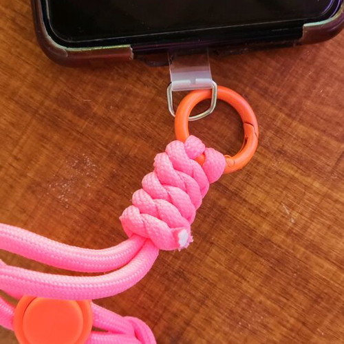 Mobile phone strap with adjustment new