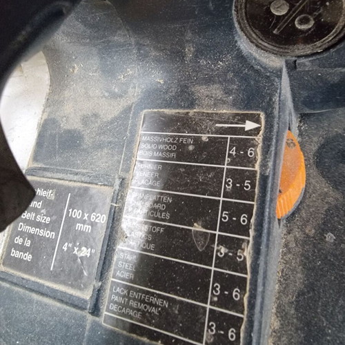 Bosch heavy-duty 1200W belt sander used