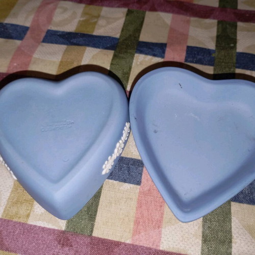 Jasperware Heart Jewelry Box new by Wedgwood