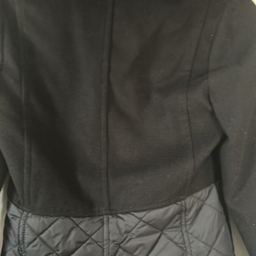Chief coat for girls like new, with detachable hood, black