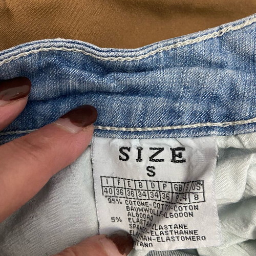 Light-colored denim jeans like new, size S