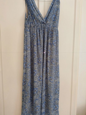 Φόρεμα H&M με σχέδιο λαχούρια, large, άσπρο και μπλε