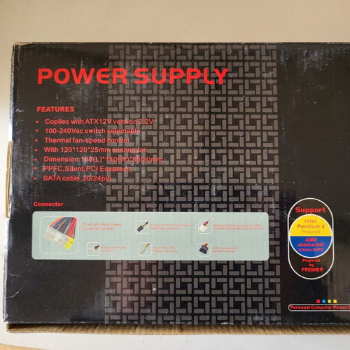 Premier 450W power supply new in box