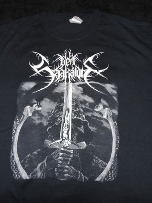 Den Saakaldte T-shirt new, size XL, black, 2006