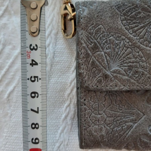 Mini Custo Barcelona leather shoulder bag, grey