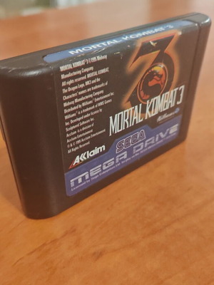 Mortal Kombat 3 Sega Mega Drive касета употребявана автентична