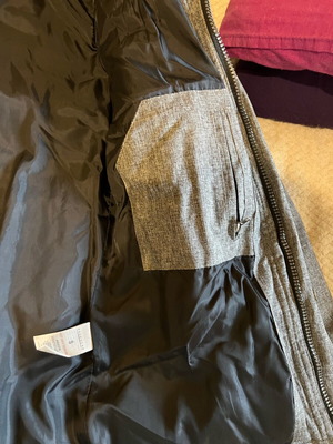 Men's puffa jacket used gray, small/medium