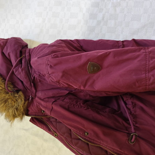 Splendid women's parka jacket size M like new, burgundy