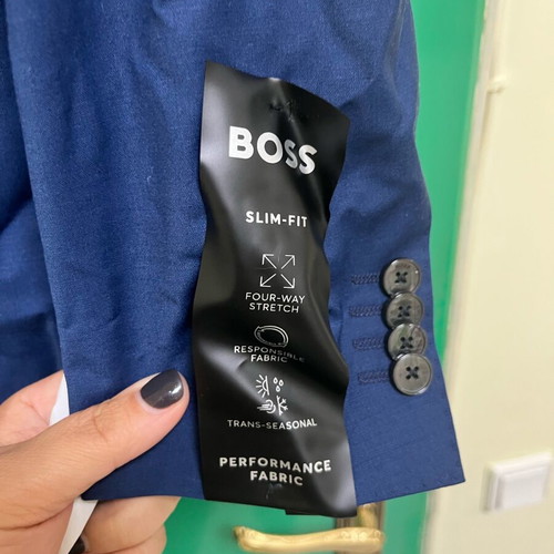 Boss jacket blue new with defect, size XL