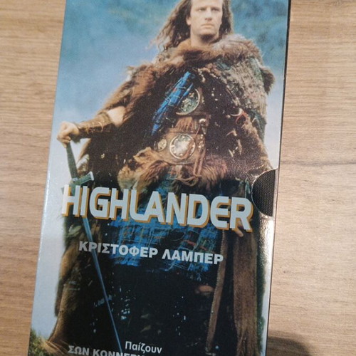 Highlander videocassette like new