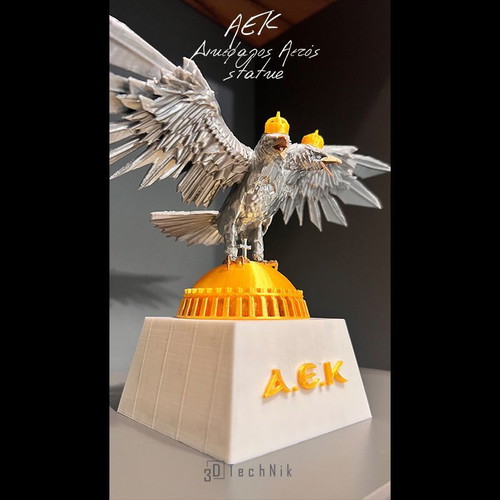 AEK Double-Headed Eagle 3D Printed Statue