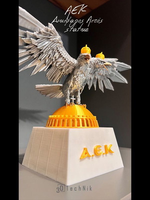 AEK Double-Headed Eagle 3D Printed Statue