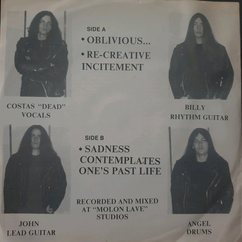 Obsecration Oblivious vinyl 7" 45 RPM EP like new, metal