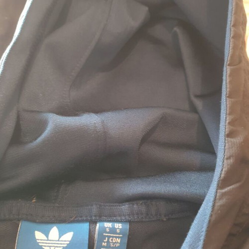 Adidas jacket small used blue with logo