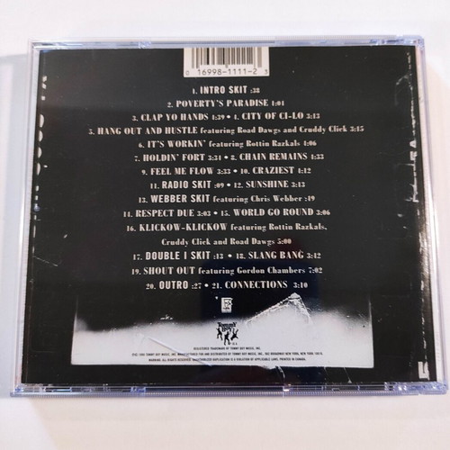 Naughty By Nature Poverty's Paradise CD, hip-hop