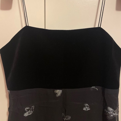 Black dress Miss Simbolo like new, size M with velvet bust