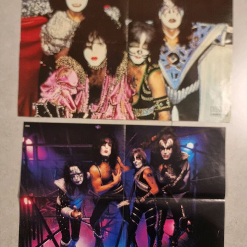 Kiss posters used, pack of 20 from magazines
