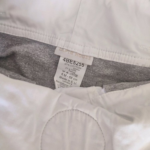 LAPIN HOUSE baby overalls for 6 months in neutral colors