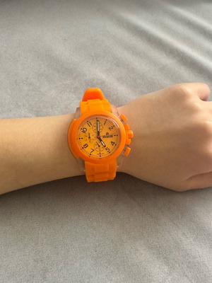 Swiston watch orange like new unisex