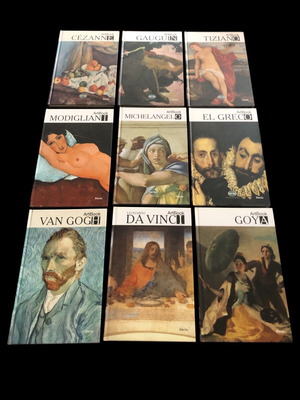 Great Painters collection 9 hardcover volumes used