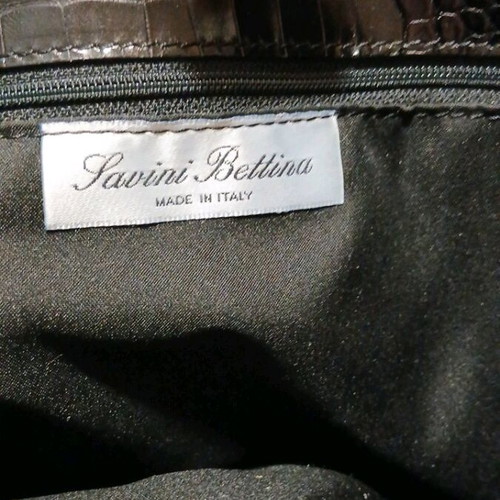 Pavini Bettina shoulder bag like new, black with real fur