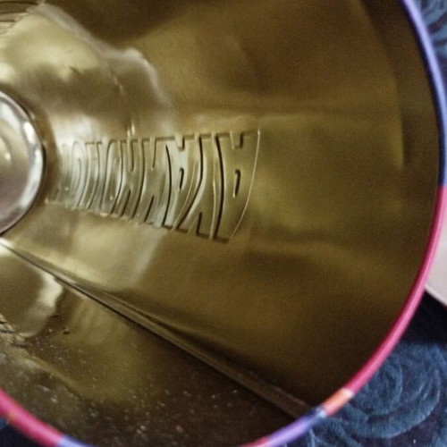 Stolichnaya metal box used, 90s vintage, 28 cm height
