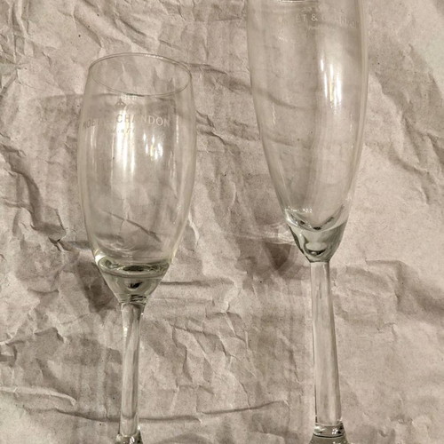 Moët & Chandon champagne flute set like new, 8 pieces