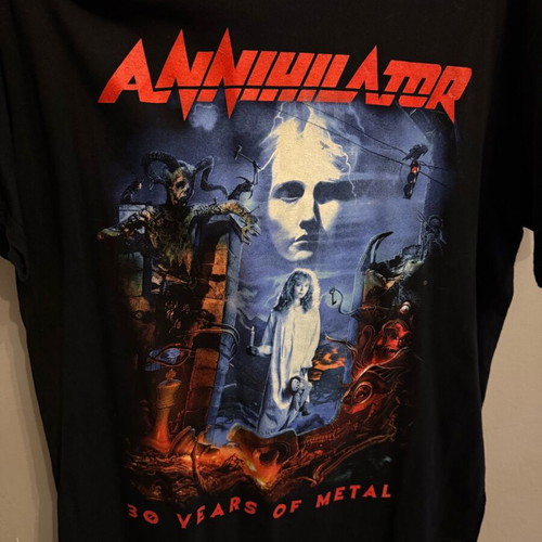 Annnihilator 30 Years of Metal συλλεκτική μπλούζα μεταχειρισμένη, μέγεθος L