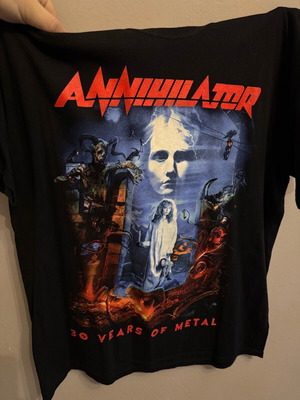 Annnihilator 30 Years of Metal συλλεκτική μπλούζα μεταχειρισμένη, μέγεθος L