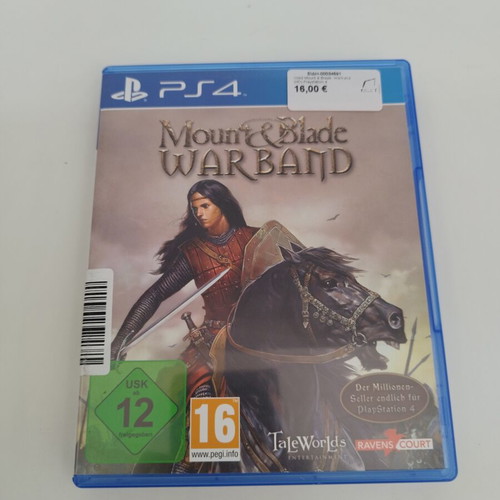 Mount & Blade Warband HD PlayStation 4 game used