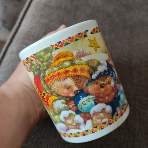 Gordon Fraser Country Companions Mug used, English origin, forest animals design