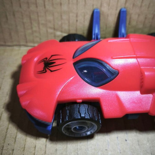 Spider-Man transforming toy car like new