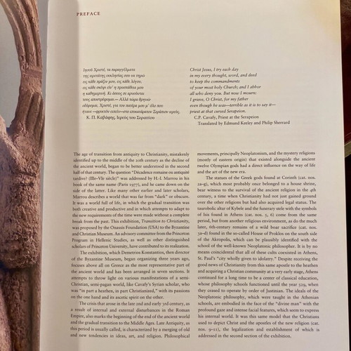 Transition to Christianity Art of Late Antiquity 3rd -7th BC like new