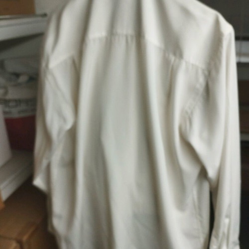 Beige sugar suit 2XL with XL shirt like new CC Corneliani