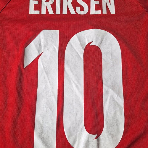 Denmark home shirt boys size 152 number 10 Eriksen used