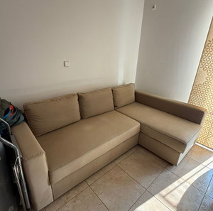 Γωνιακός καναπές κρεβάτι με αποθηκευτικό χώρο