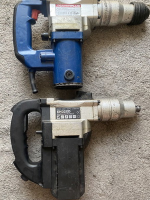 Powerplus and Techit EH32XD percussion drills used for spare parts