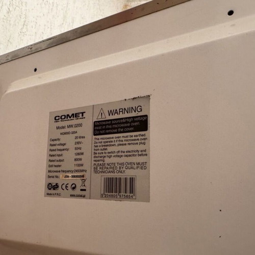 Comet MW0200 microwave oven, 20L, 800W, grill 1100W