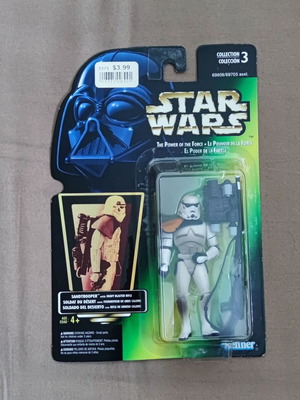 Hasbro Kenner Star Wars POTF Sandtrooper с Heavy Blaster Rifle нов
